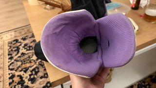 Botas de esquí Salomon negras y moradas