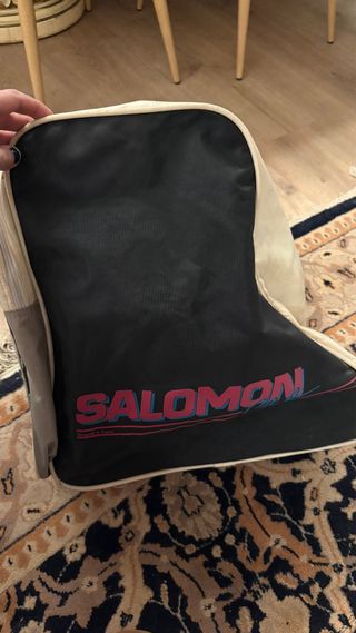 Botas de esquí Salomon negras y moradas