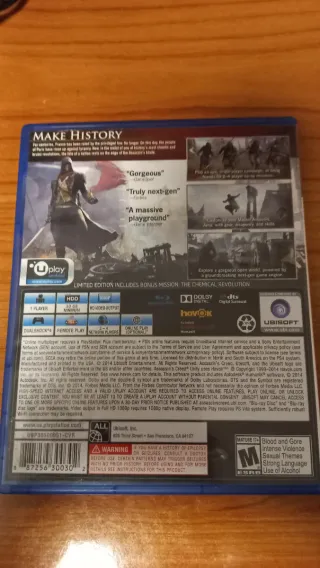 Juego PS4 Assassin's Creed Unity Edición Limitada