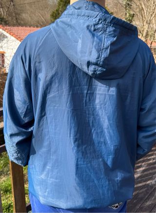 Vintage Cortavientos Adidas Azul