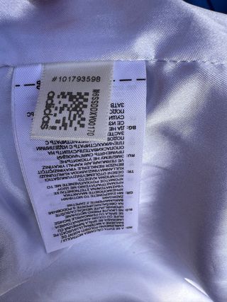 Vintage Cortavientos Adidas Azul