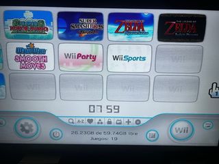 Nintendo Wii Blanca con juegos