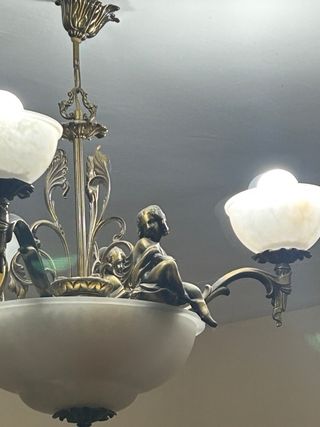 Lámparas de techo vintage doradas