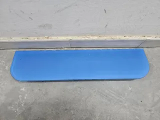 Estante Baño Vidrio Azul