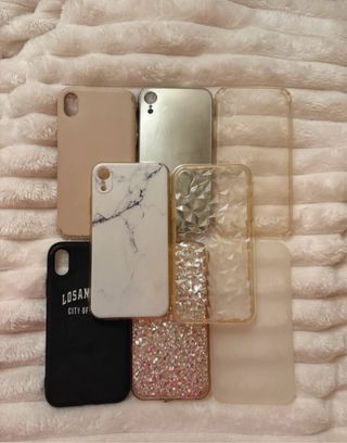 Lote 7 Fundas iPhone XR