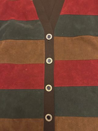 Chaqueta punto NAULOVER T46 Marrón Multicolor lana