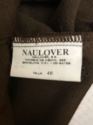 Chaqueta punto NAULOVER T46 Marrón Multicolor lana