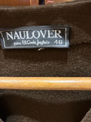 Chaqueta punto NAULOVER T46 Marrón Multicolor lana