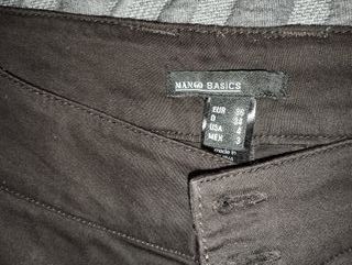 Pantalón Mango T36 Marrón
