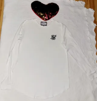 Jersey SIKSLIK manga larga blanco