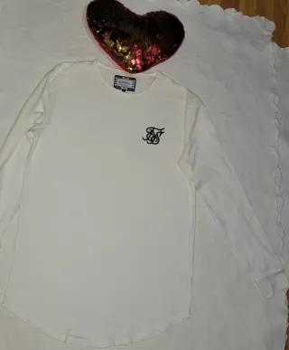 Jersey SIKSLIK manga larga blanco