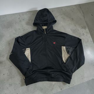 Chaqueta Nike con capucha Negra y Beige