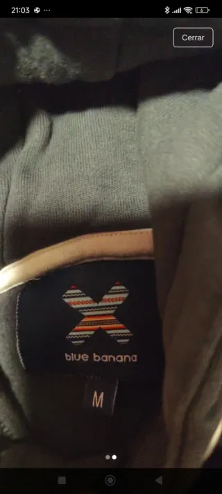 Sudadera Blue Banana Gris oscuro Unisex