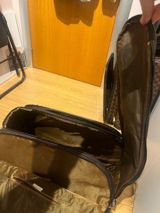 Maleta de viaje leopardo con ruedas