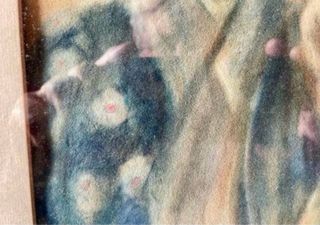 Irma Weiland, Retrato de una mujer, pastel