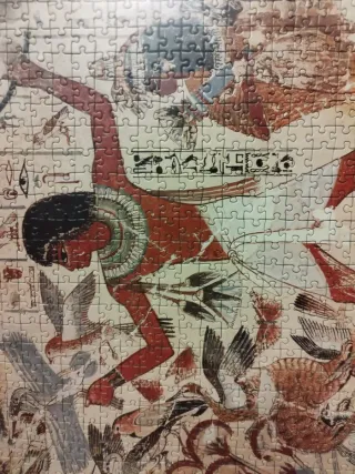 Cuadro Antiguo Egipcio Marco Dorado