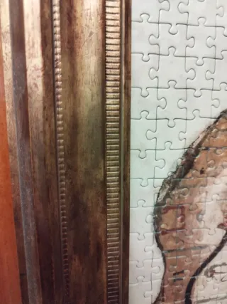 Cuadro Antiguo Egipcio Marco Dorado