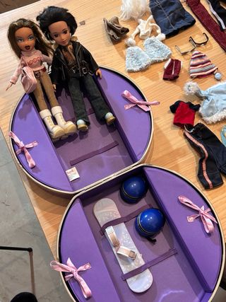 Valigetta Bratz con 2 bambole e accessori