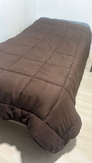 Edredón Cama 90cm Marrón o naranja