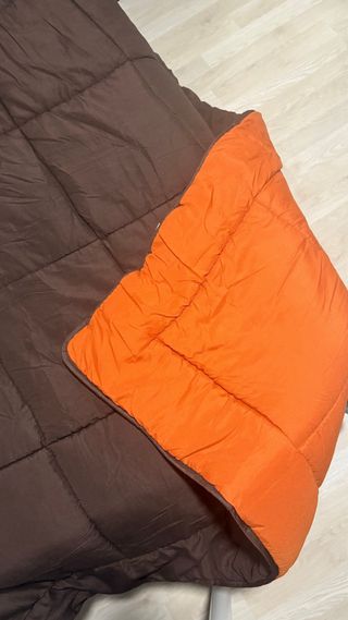 Edredón Cama 90cm Marrón o naranja