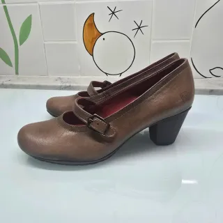 Josef Saenz Scarpe Mary Jane Beige/Marrone tg 35