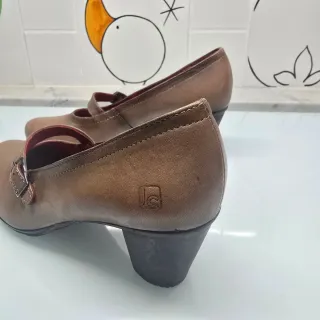 Josef Saenz Scarpe Mary Jane Beige/Marrone tg 35