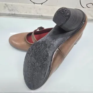 Josef Saenz Scarpe Mary Jane Beige/Marrone tg 35