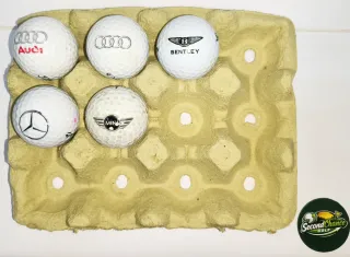 Colección 5 Pelotas Golf Logos Coches