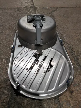 Fregadero acero inoxidable sin grifo