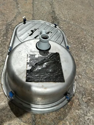 Fregadero acero inoxidable sin grifo