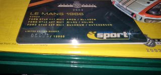 Scalextric Ford GT 40 Le Mans 1966 Goodwood