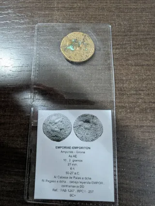 As de Emporiae-Emporiton 50-27 a.C.