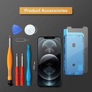 LL TRADER Schermo per iPhone 12/12 Pro di ricambio