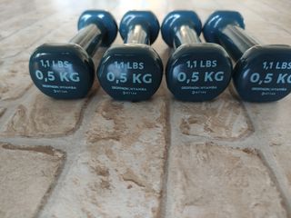 4 Pesas 0.5 kg Decathlon