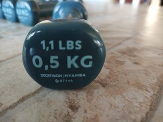 4 Pesas 0.5 kg Decathlon