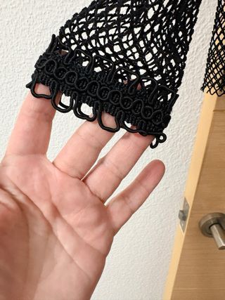 Camiseta rejilla manga larga