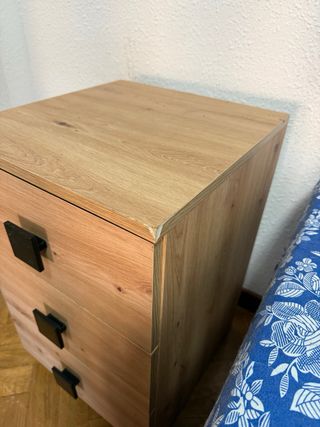 Mesitas de noche de madera