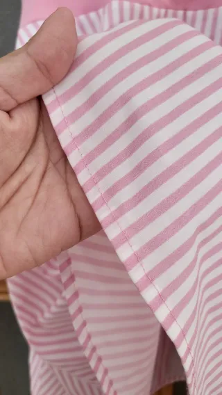 Vestido Maggie Sweet rosa y blanco