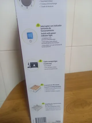 Tostador plano Mandine sin estrenar