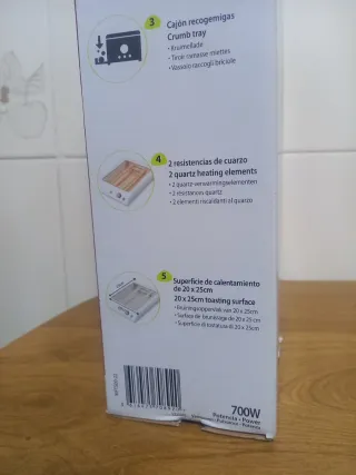 Tostador plano Mandine sin estrenar