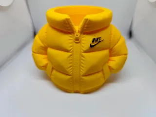 Porta canetas casaco Nike amarelo