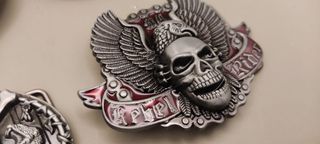 Sei fibbie per cintura punk rock