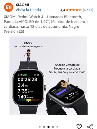 Xiaomi Redmi Watch 4 Nero