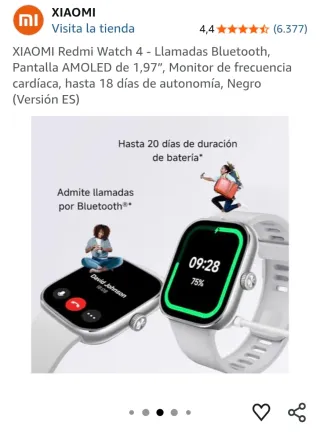 Xiaomi Redmi Watch 4 Nero