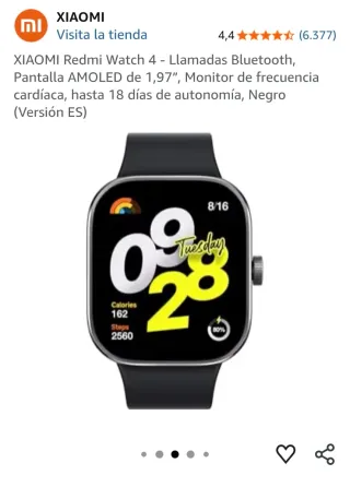 Xiaomi Redmi Watch 4 Nero