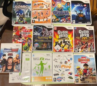 Nintendo Wii lote de 13 juegos