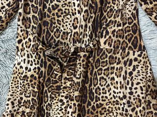 Vestido Leopardo Zara Talla M