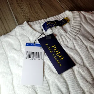Polo Ralph Lauren Felpa Bianco Nuovo Taglia M