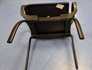 Silla confidente azul con brazos