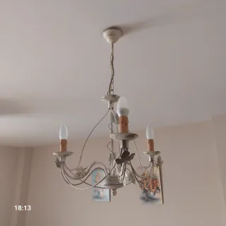 2 Lámparas de techo vintage